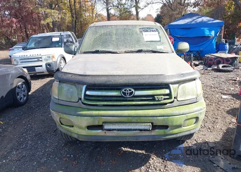 2002 Toyota Tundra Sr5 V8 из США, поврежденный, VIN 5TBBT44172S248717